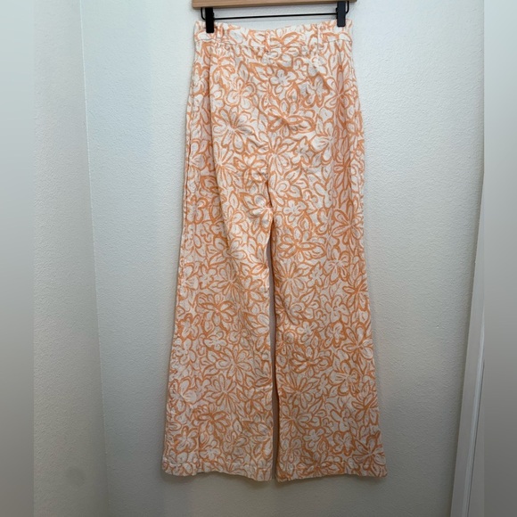 Free People Love So Right Wide-leg Cotton Pants Size 6 - Picture 5 of 11